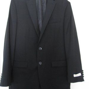 Michael Kors Black 70% Wool Blazer 2-Button 40L NWT